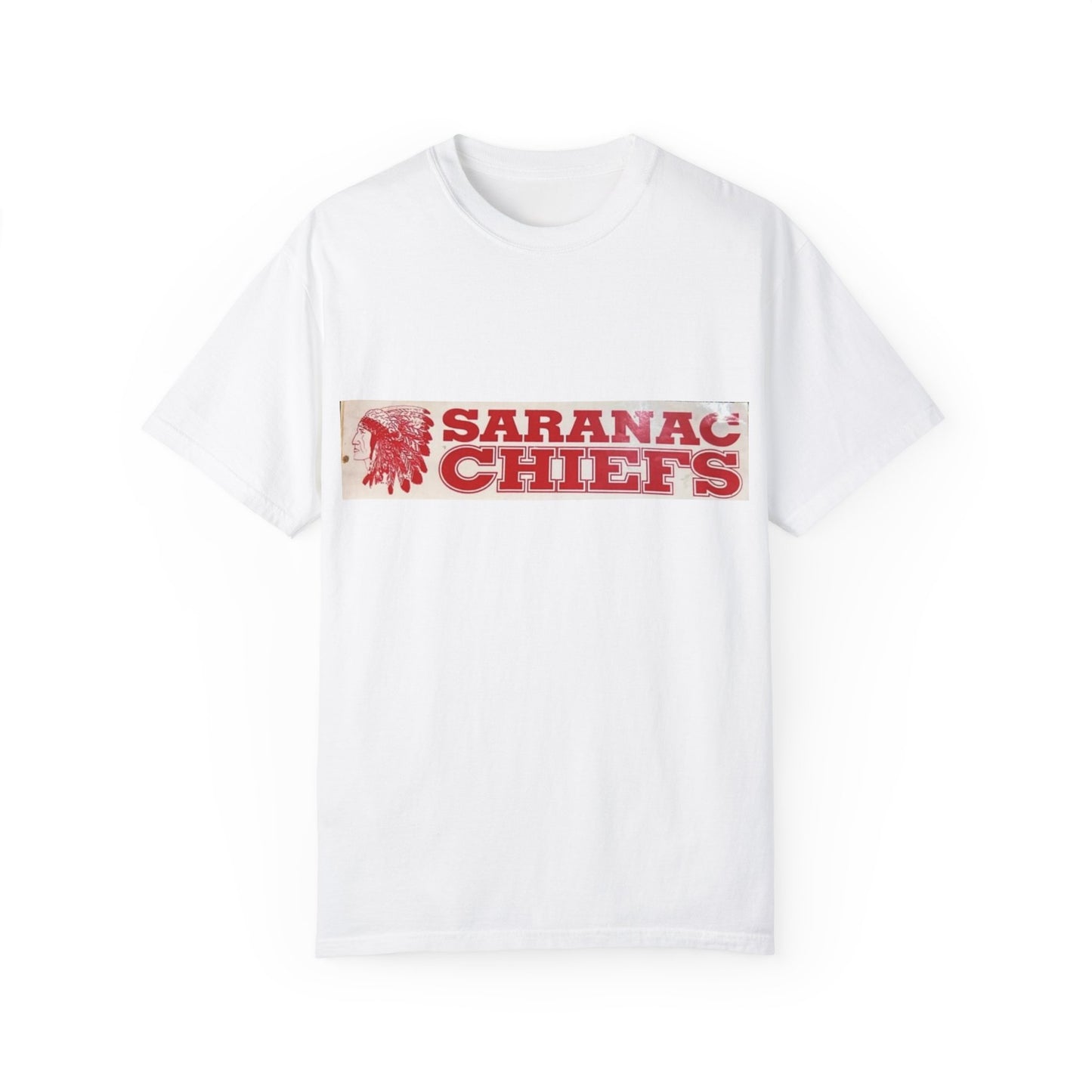 Vintage Garment-Dyed T-shirt "Forever a Saranac Chief"