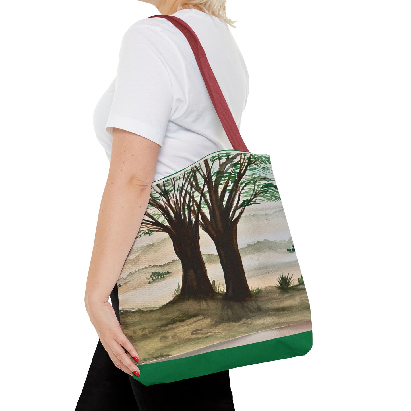 Tote Bag - Frio River Trees Nature Lover Canvas Tote