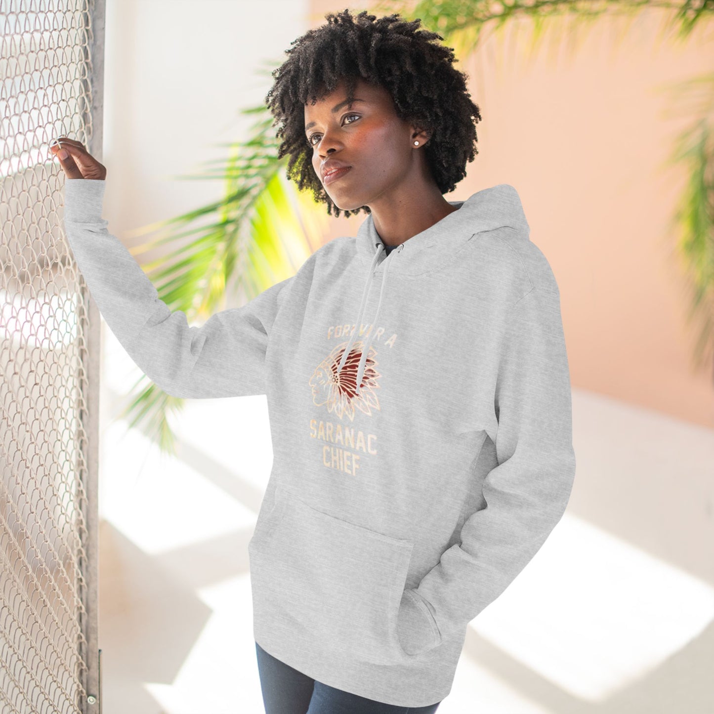 Forever a Saranac Chief Three-Panel Fleece Hoodie