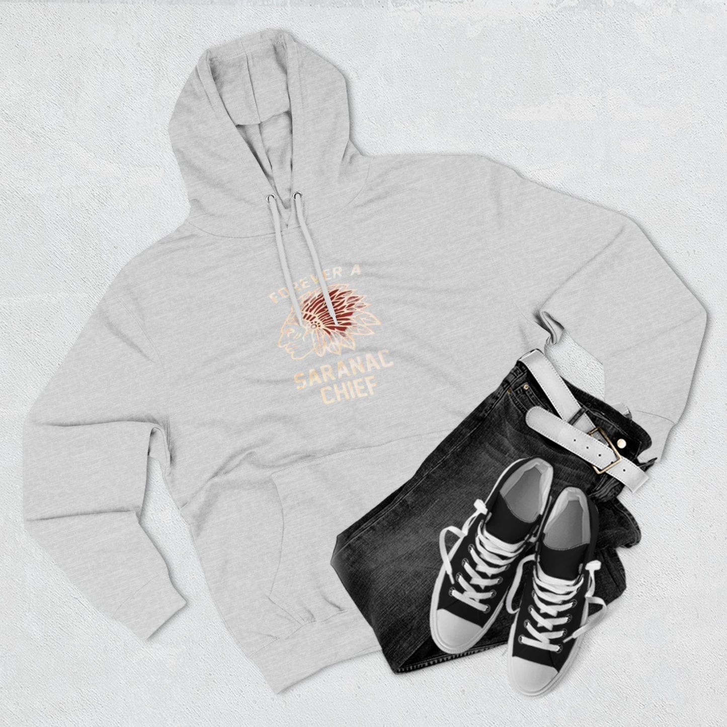 Forever a Saranac Chief Three-Panel Fleece Hoodie