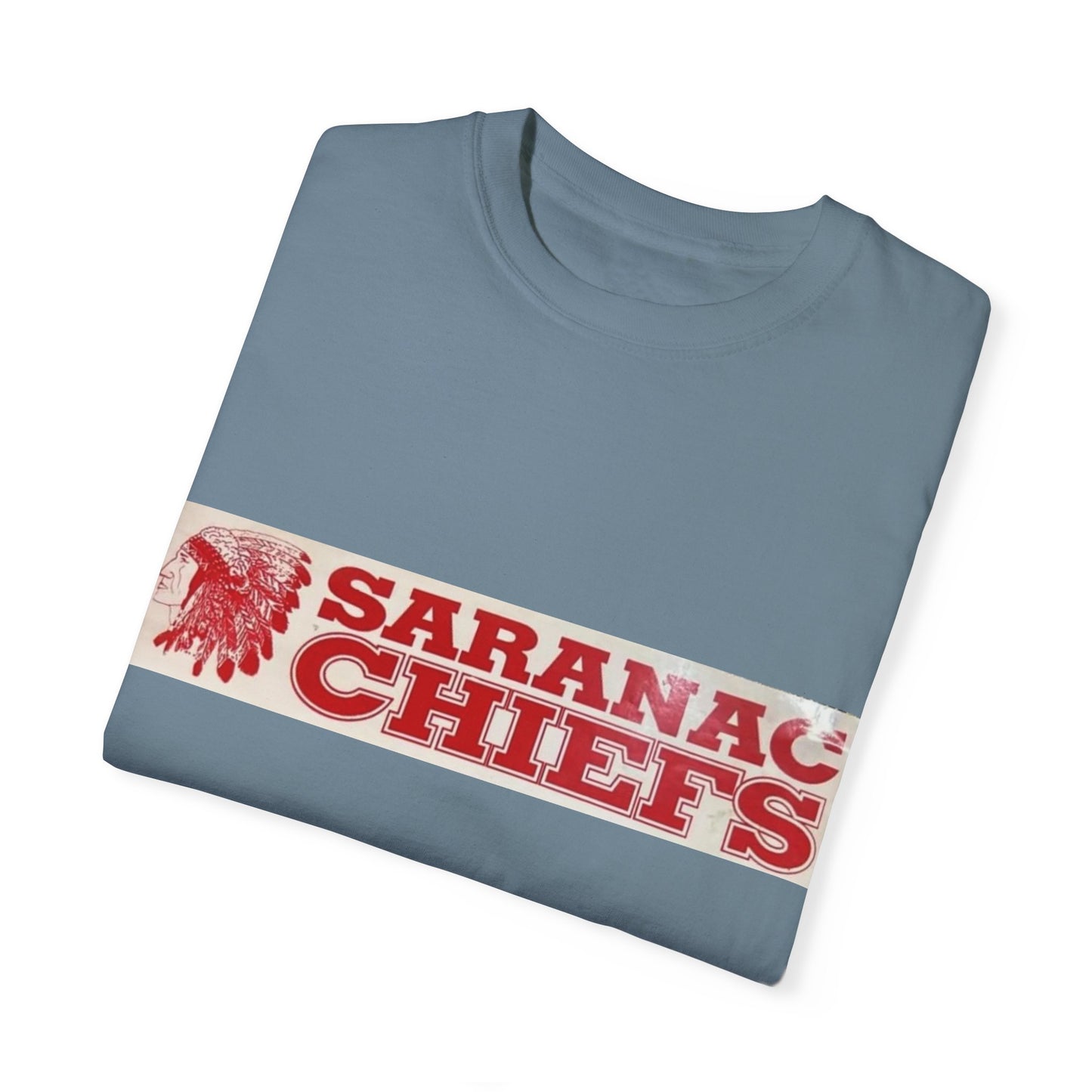 Vintage Garment-Dyed T-shirt "Forever a Saranac Chief"