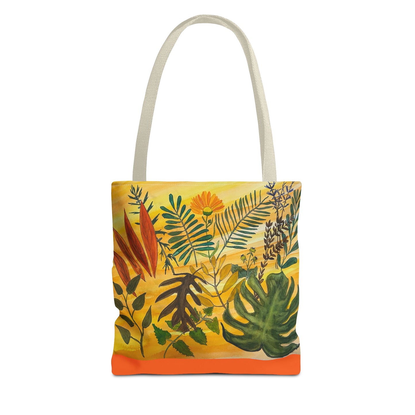 "Tropical Botanicals & Herbs" Tote Bag (AOP)