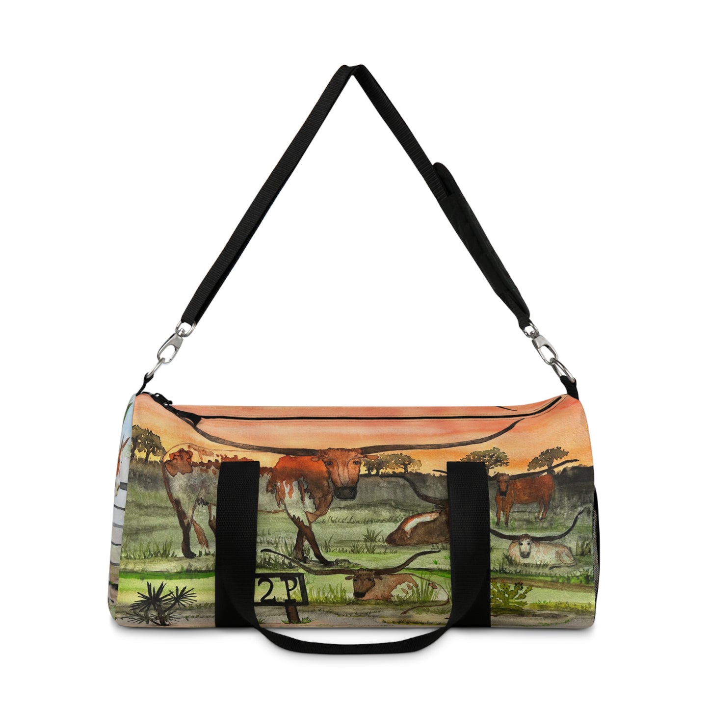 "Out 2 Pasture Ranch" Stylish Duffel Bag for Adventurers, Gym Bag, Travel Companion, Weekend Getaway Bag, Personalized Sports Bag