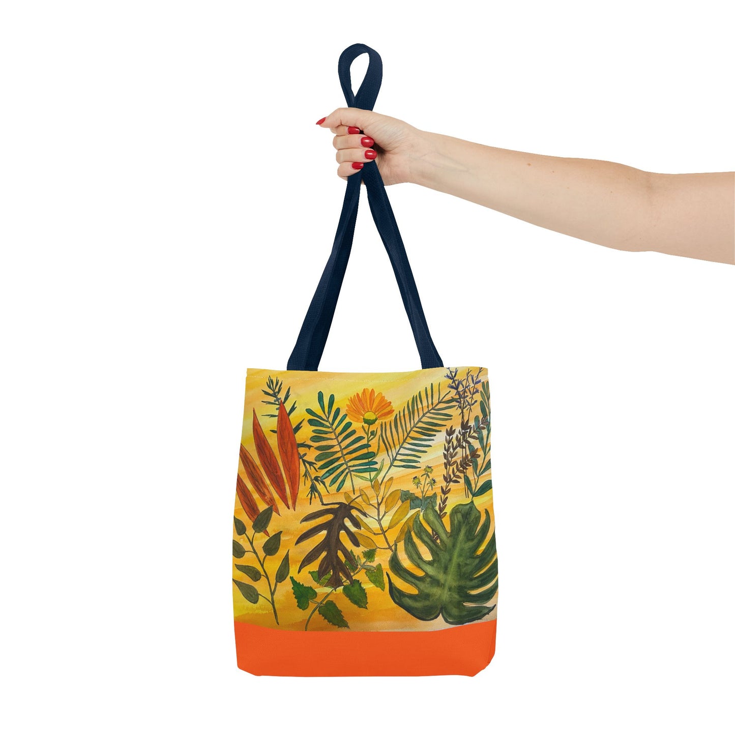 "Tropical Botanicals & Herbs" Tote Bag (AOP)