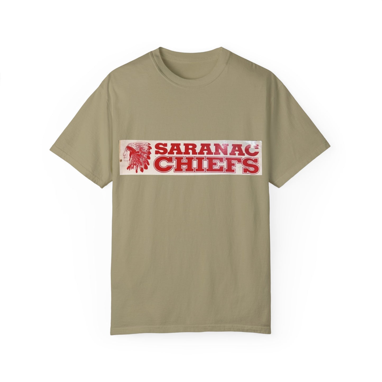 Vintage Garment-Dyed T-shirt "Forever a Saranac Chief"