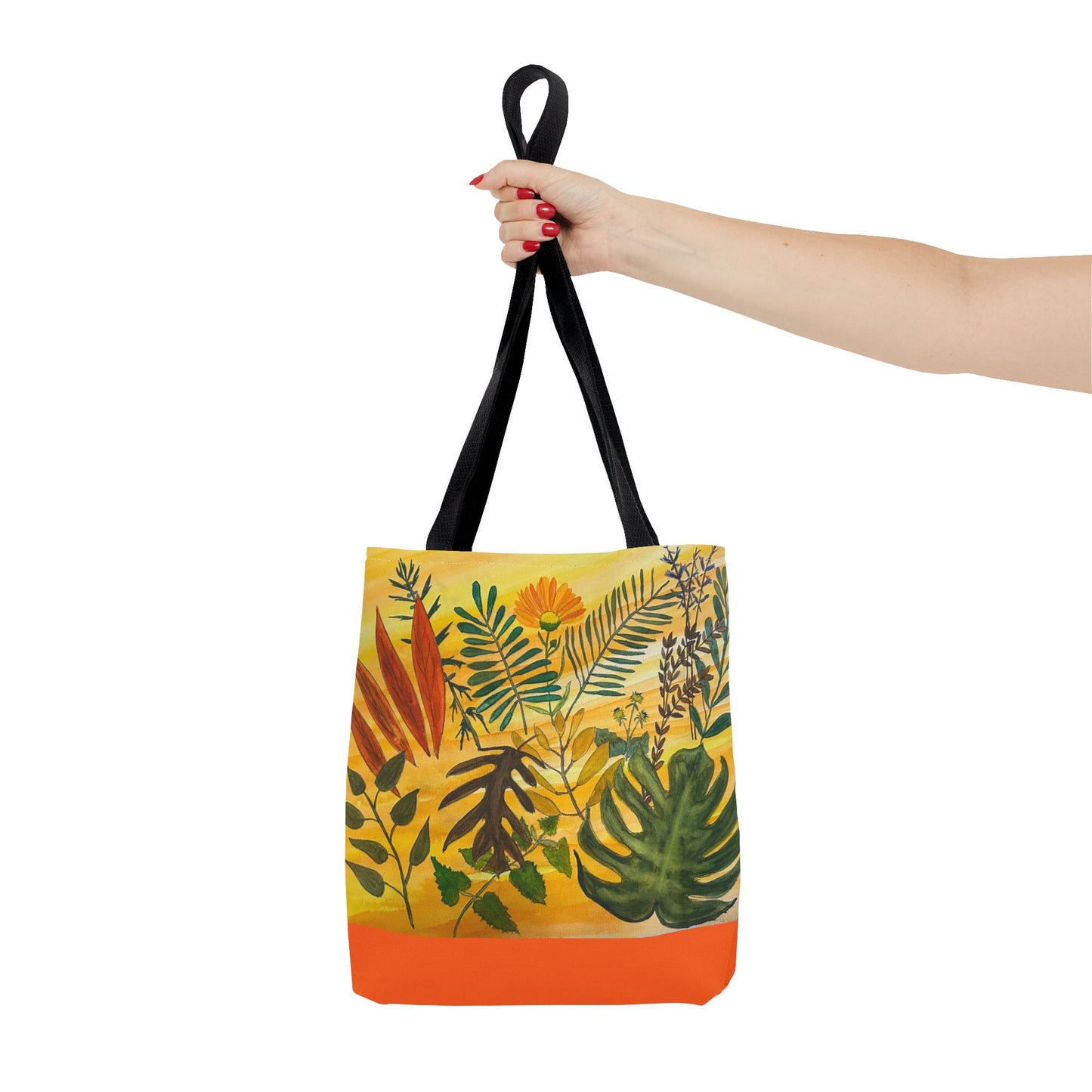 "Tropical Botanicals & Herbs" Tote Bag (AOP)