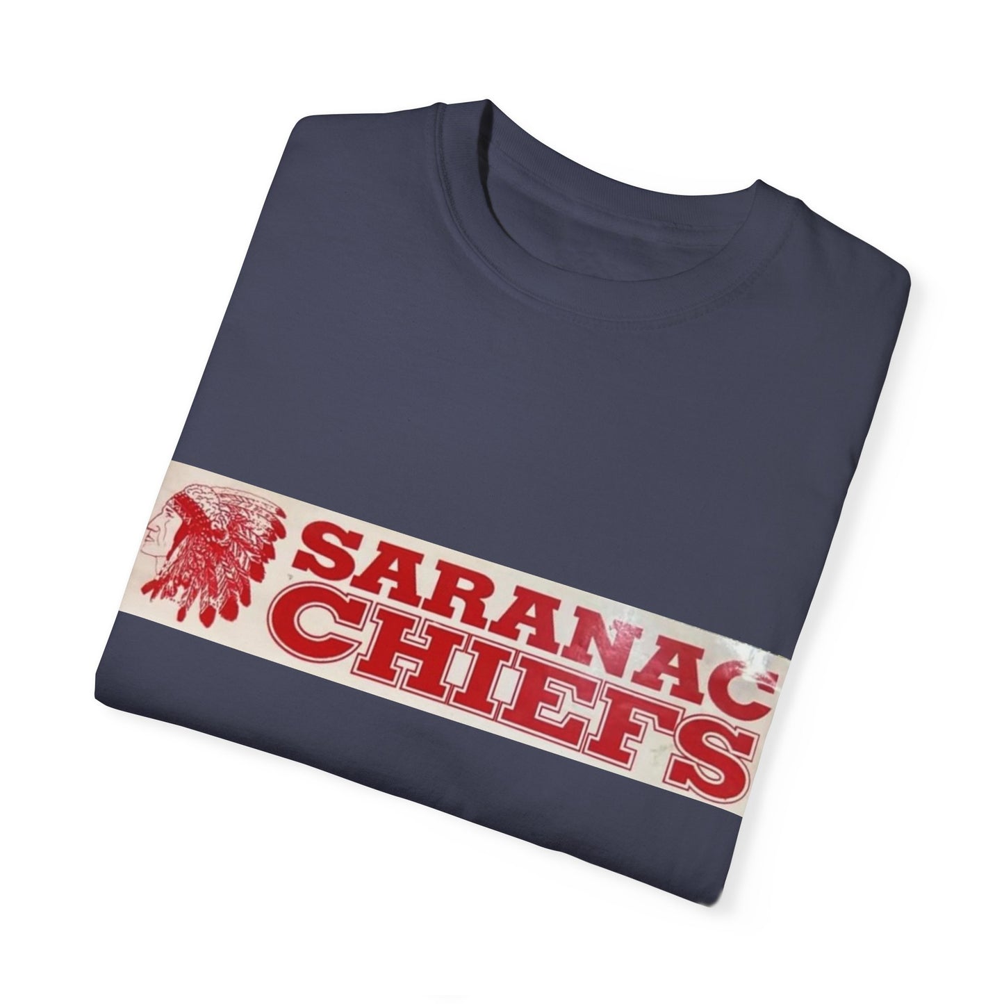 Vintage Garment-Dyed T-shirt "Forever a Saranac Chief"