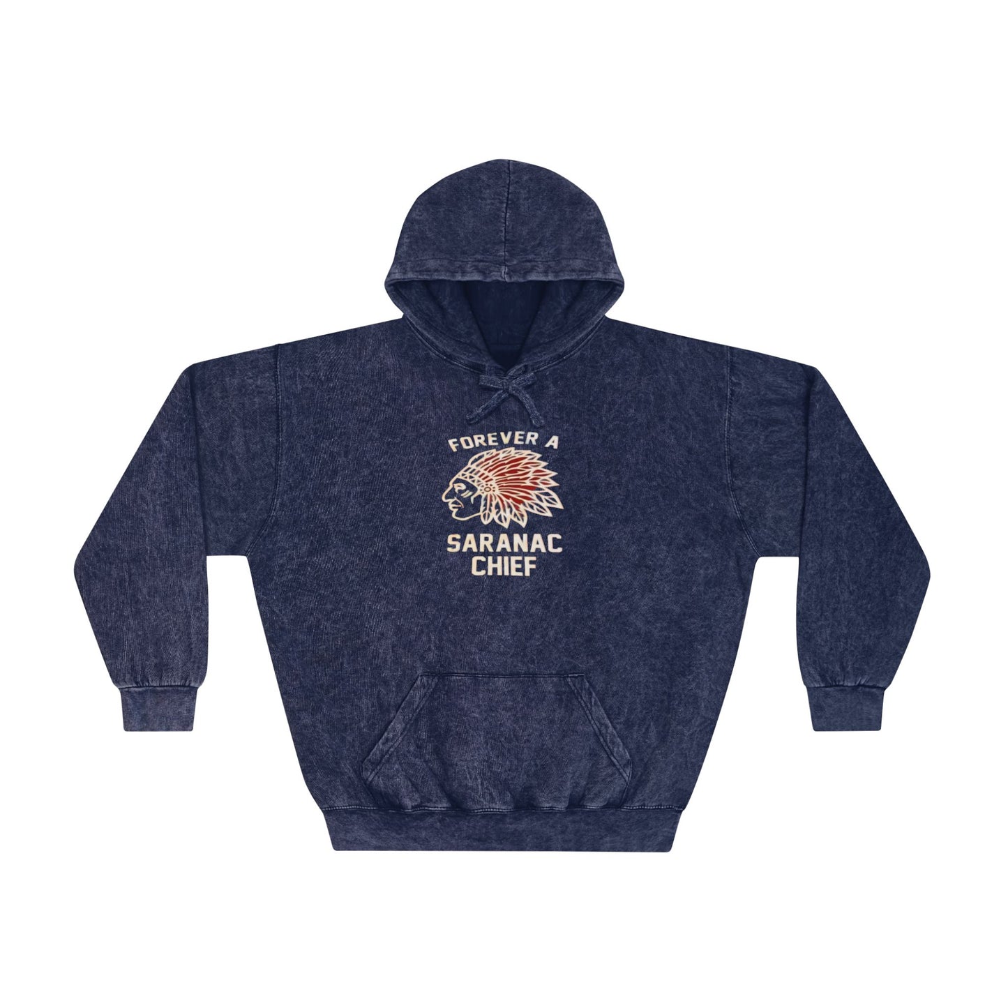 Forever a Saranac Chief Unisex Mineral Wash Hoodie