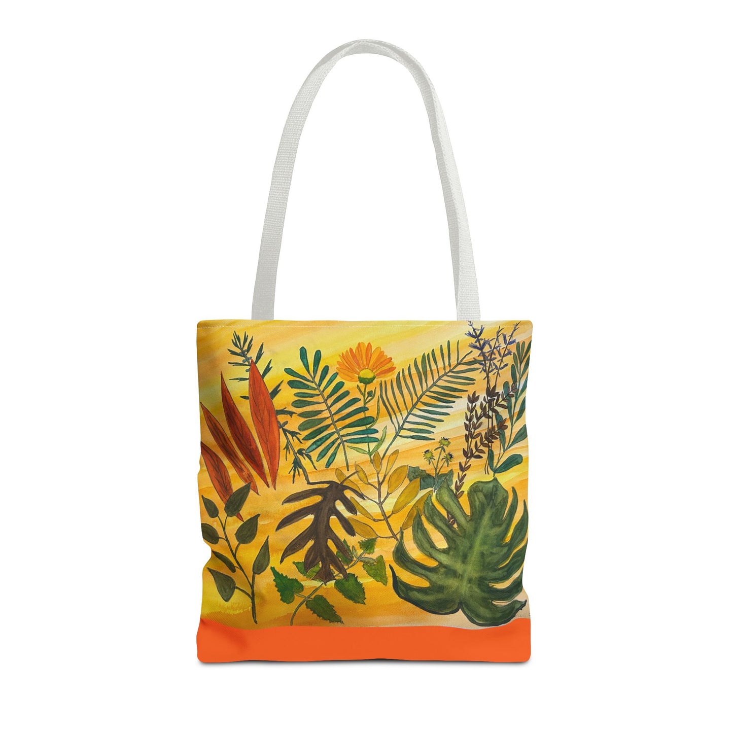 "Tropical Botanicals & Herbs" Tote Bag (AOP)