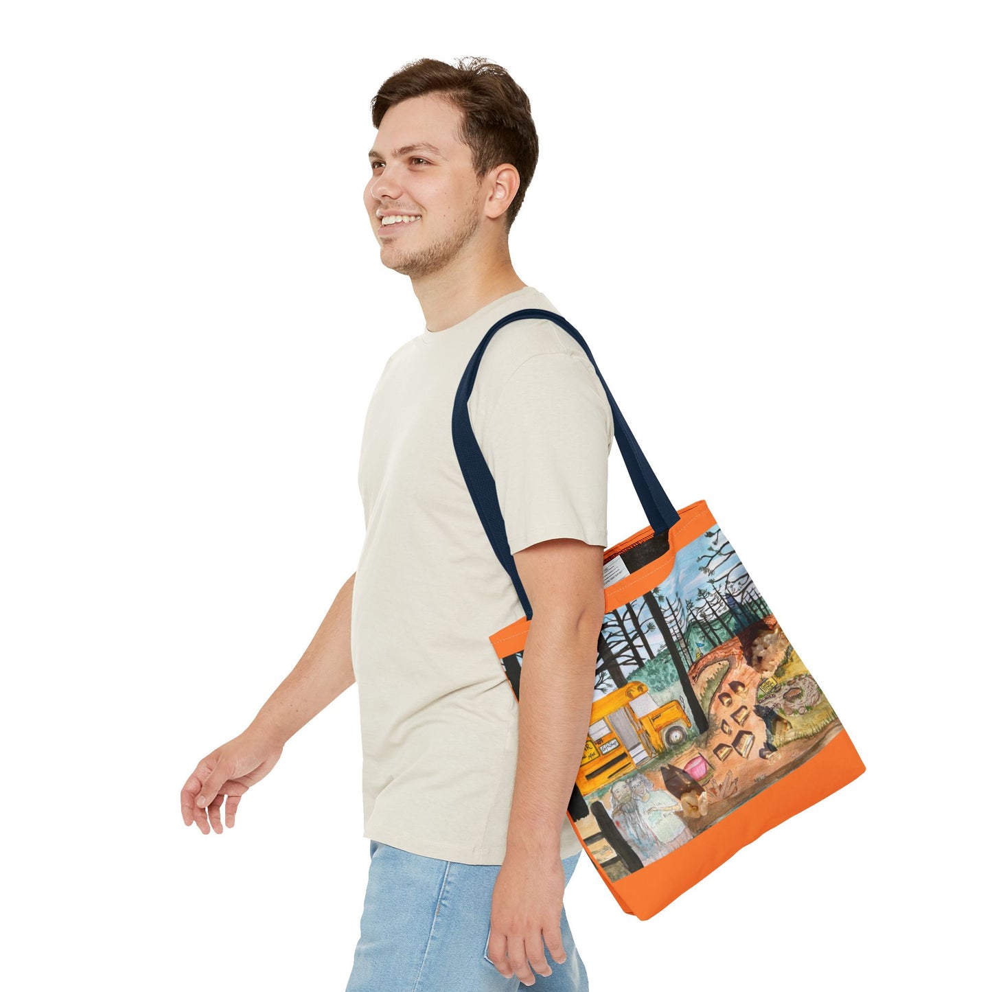 "Avatar Crystal Mine" Scenic Nature Tote Bag, Eco-Friendly Canvas Bag, Artsy Shopper’s Companion, Perfect Gift for Nature Lovers, Boho Style