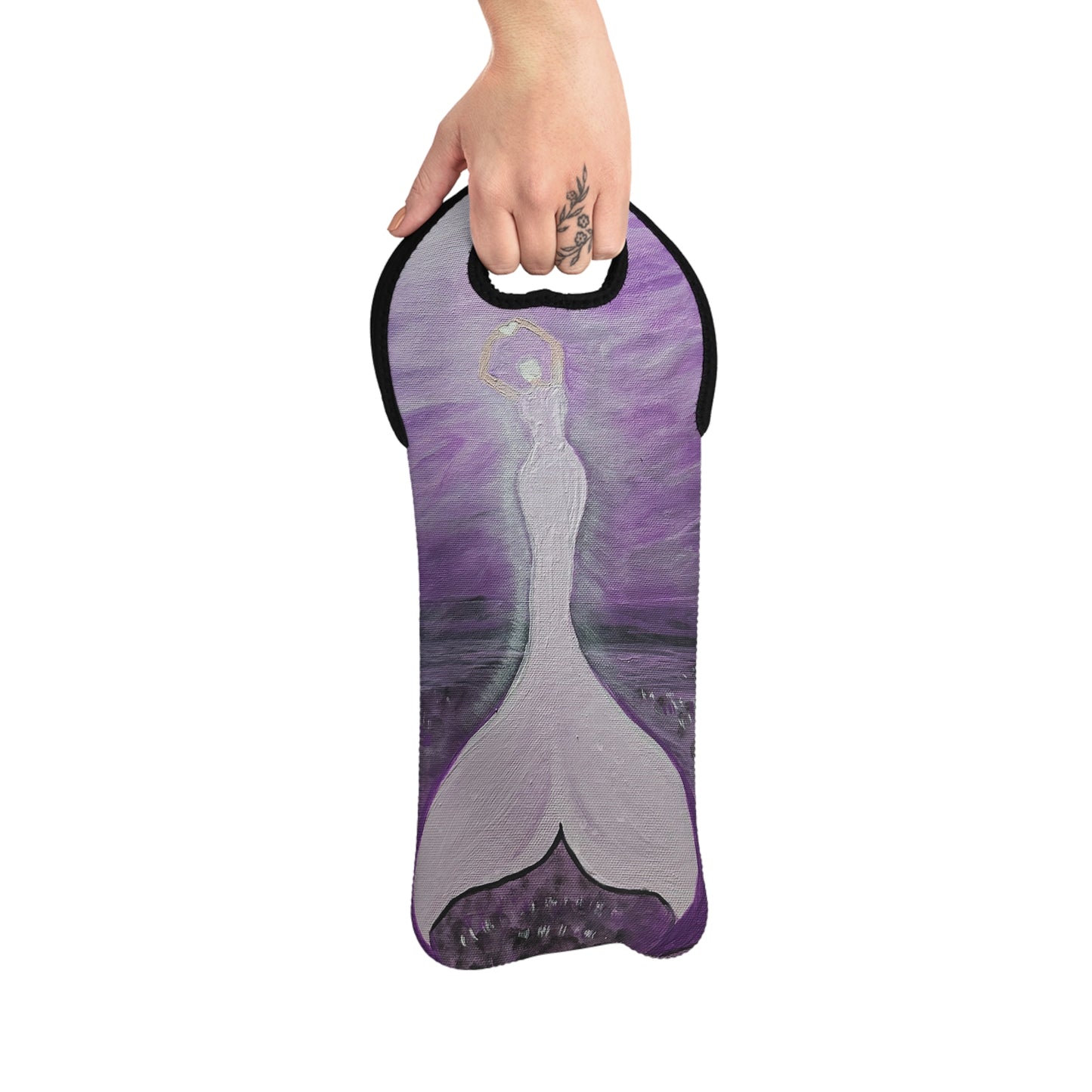 Elegant Mermaid Wine Tote Bag - Perfect for Gifts & Celebrations
