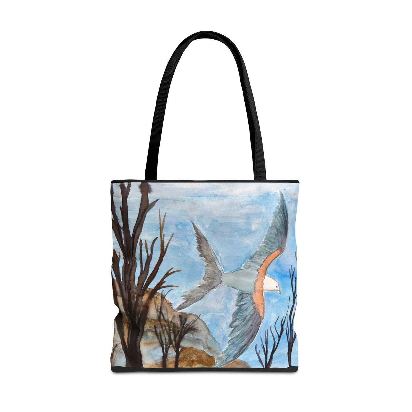 Elegant Bird Design Tote Bag, Nature Lover's Gift, Eco-Friendly Shopping Bag, Unique Art Tote, Everyday Carryall Bag
