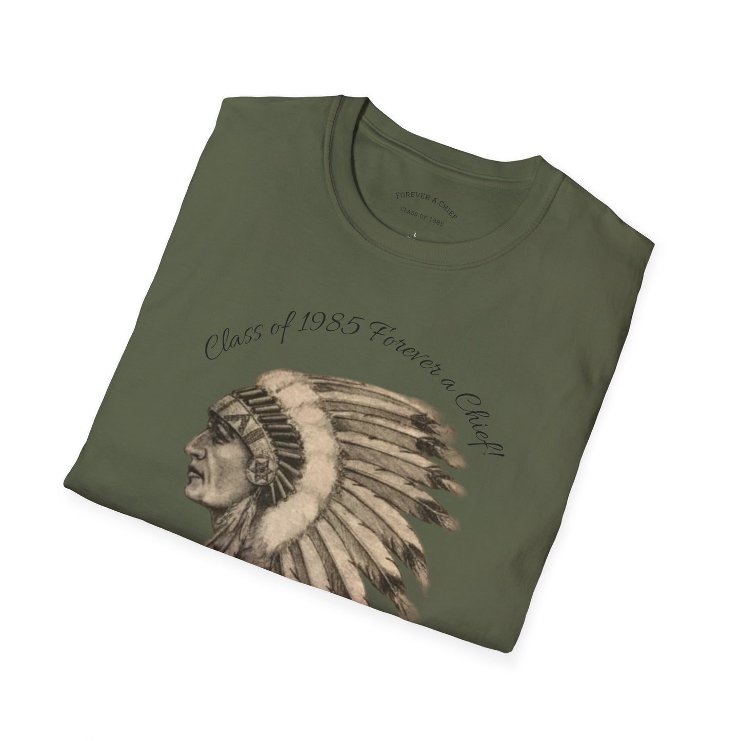 Saranac Chiefs Class of '85 Reunion Unisex T-Shirt - Nostalgic College Tee, Class of 1985 Spirit Wear, Forever a Chief Apparel, Vintage Fan Top