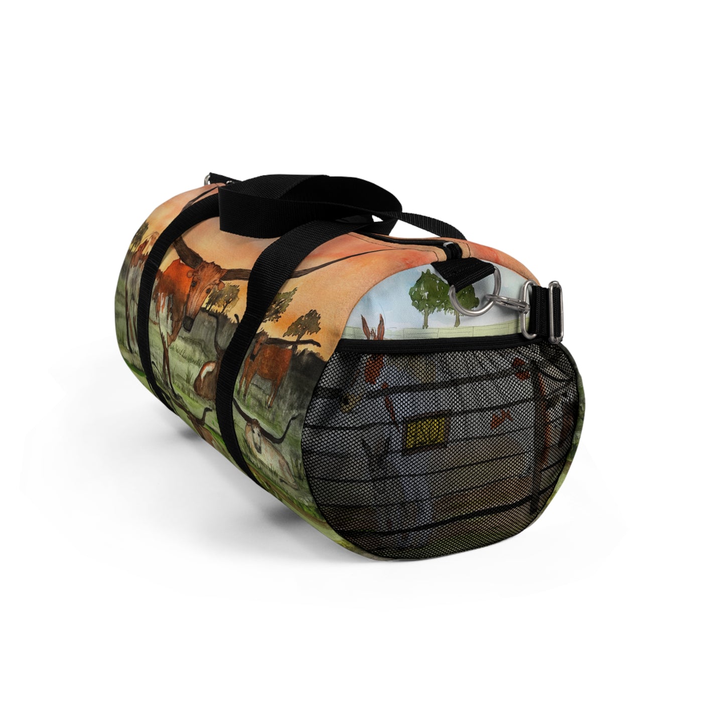 "Out 2 Pasture Ranch" Stylish Duffel Bag for Adventurers, Gym Bag, Travel Companion, Weekend Getaway Bag, Personalized Sports Bag