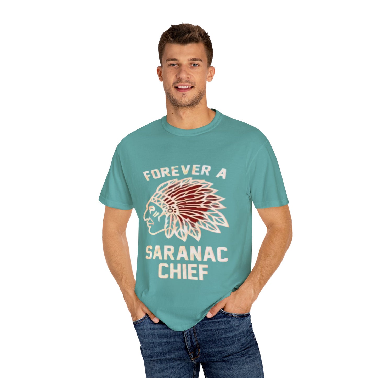 Forever a Saranac Chief Unisex Garment-Dyed T-shirt
