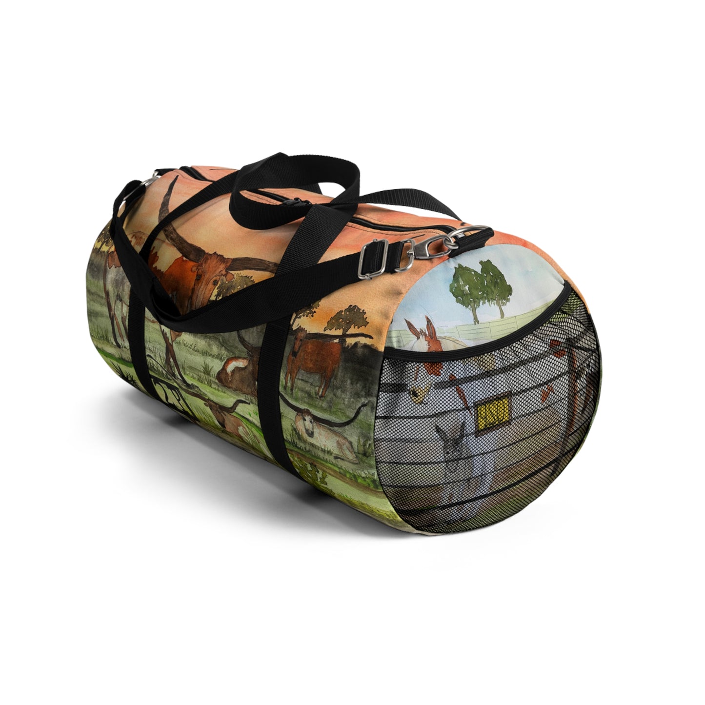 "Out 2 Pasture Ranch" Stylish Duffel Bag for Adventurers, Gym Bag, Travel Companion, Weekend Getaway Bag, Personalized Sports Bag