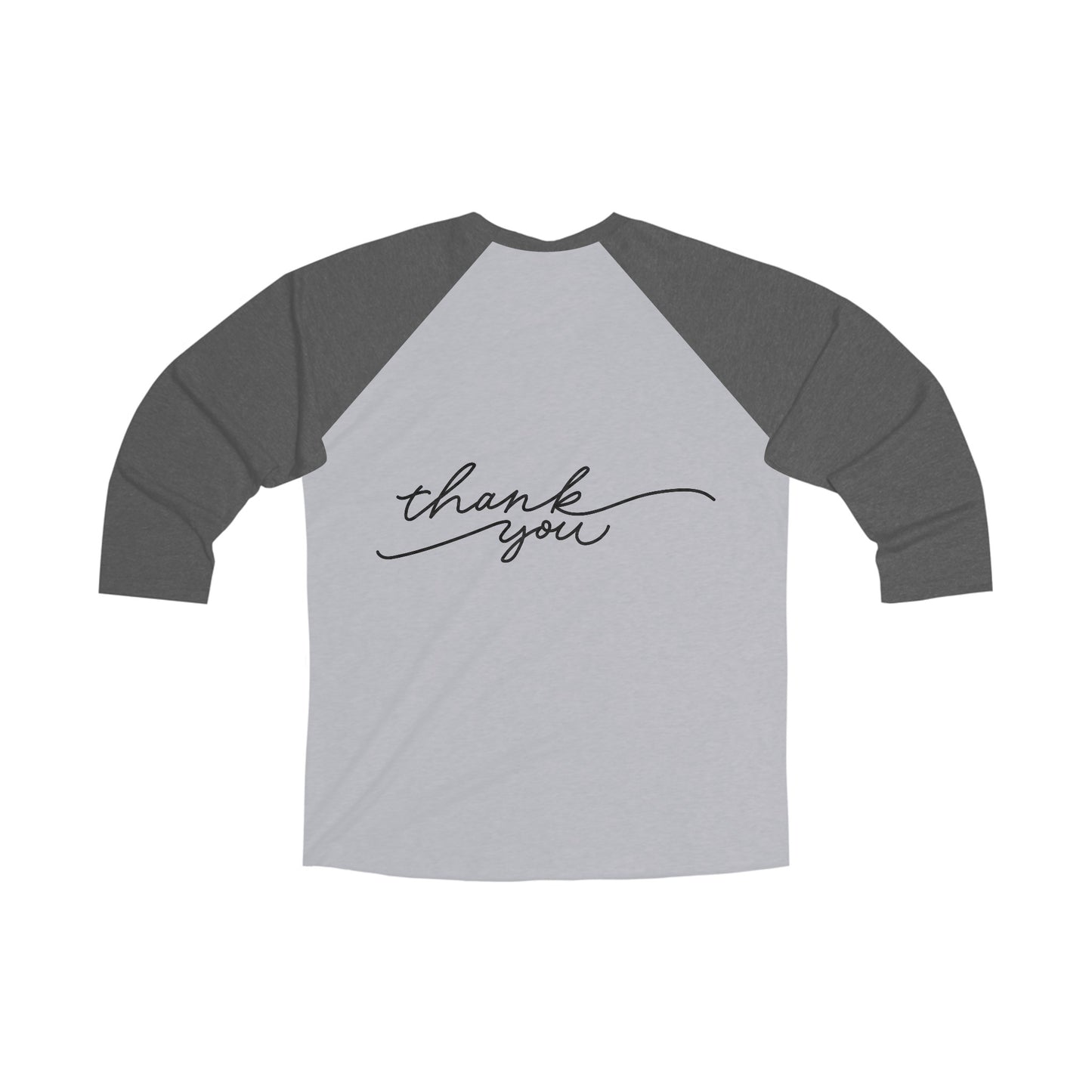 Forever a Saranac Chief Unisex Tri-Blend 3\4 Raglan Tee - Chief on Front