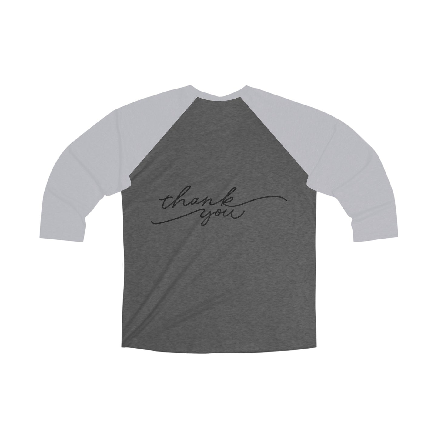 Forever a Saranac Chief Unisex Tri-Blend 3\4 Raglan Tee - Chief on Front
