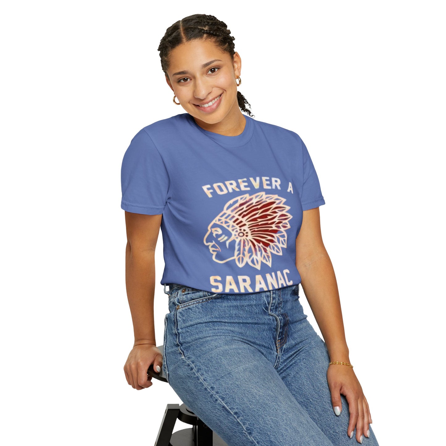 Forever a Saranac Chief Unisex Garment-Dyed T-shirt