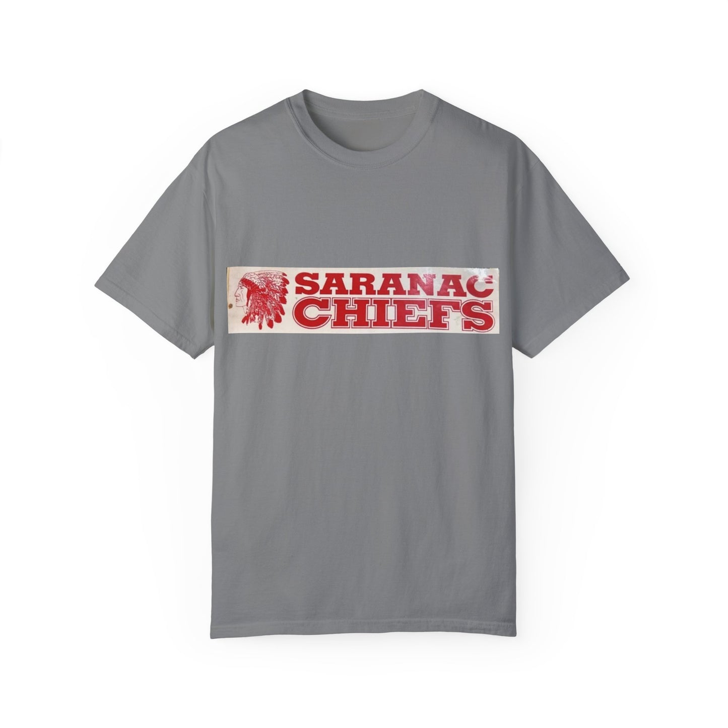 Vintage Garment-Dyed T-shirt "Forever a Saranac Chief"