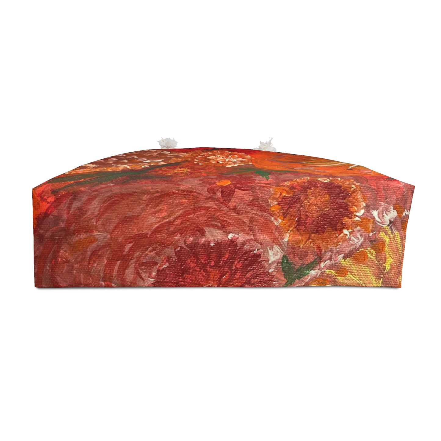 Weekender Bag - Flower Burst Bright Red and Orange
