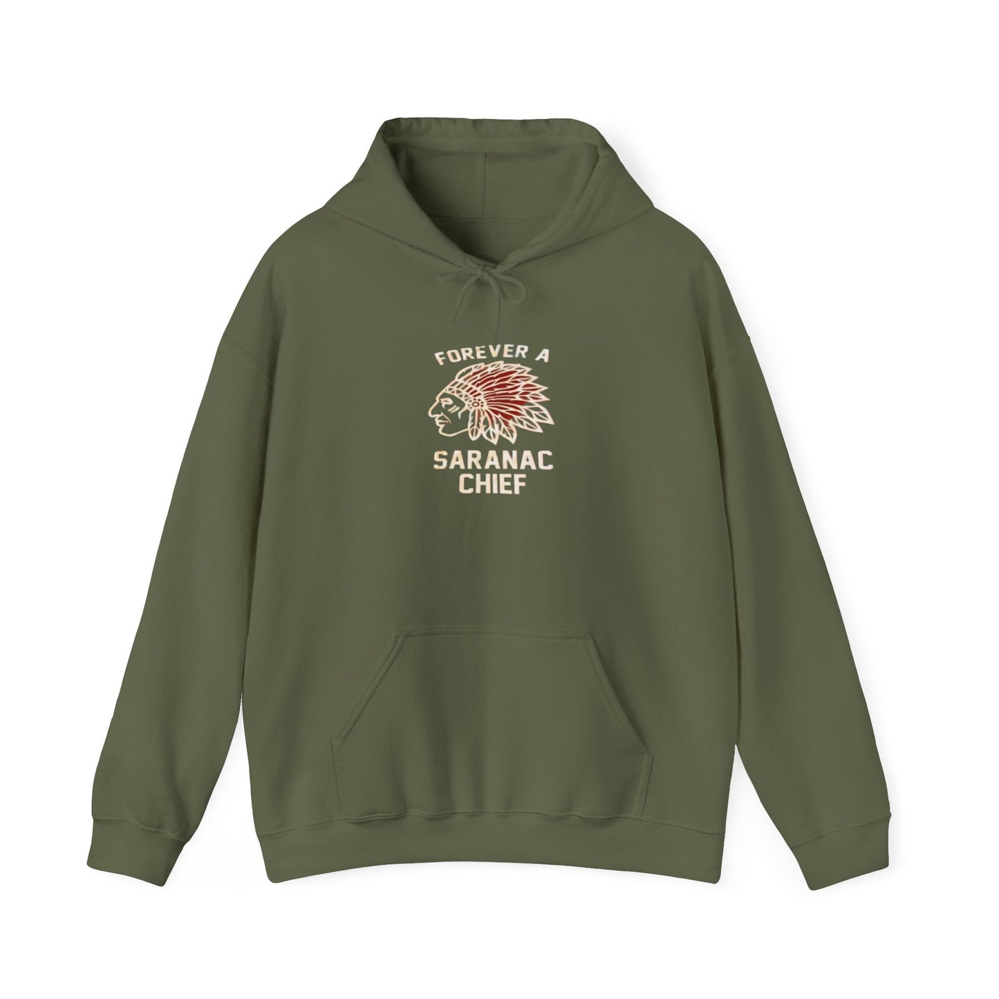 Forever a Saranac Chief Unisex Heavy Blend™ Hooded Sweatshirt