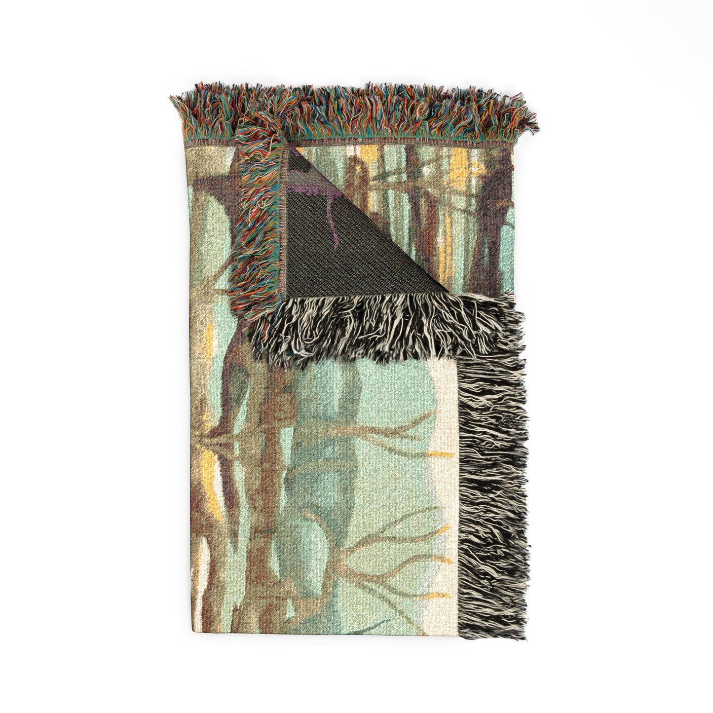 Blue Crab Coastal Woven Blanket – Nautical Beach Throw for Ocean Lovers