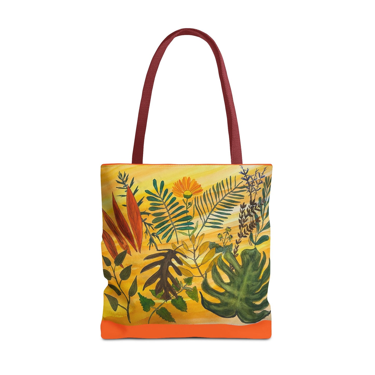 "Tropical Botanicals & Herbs" Tote Bag (AOP)