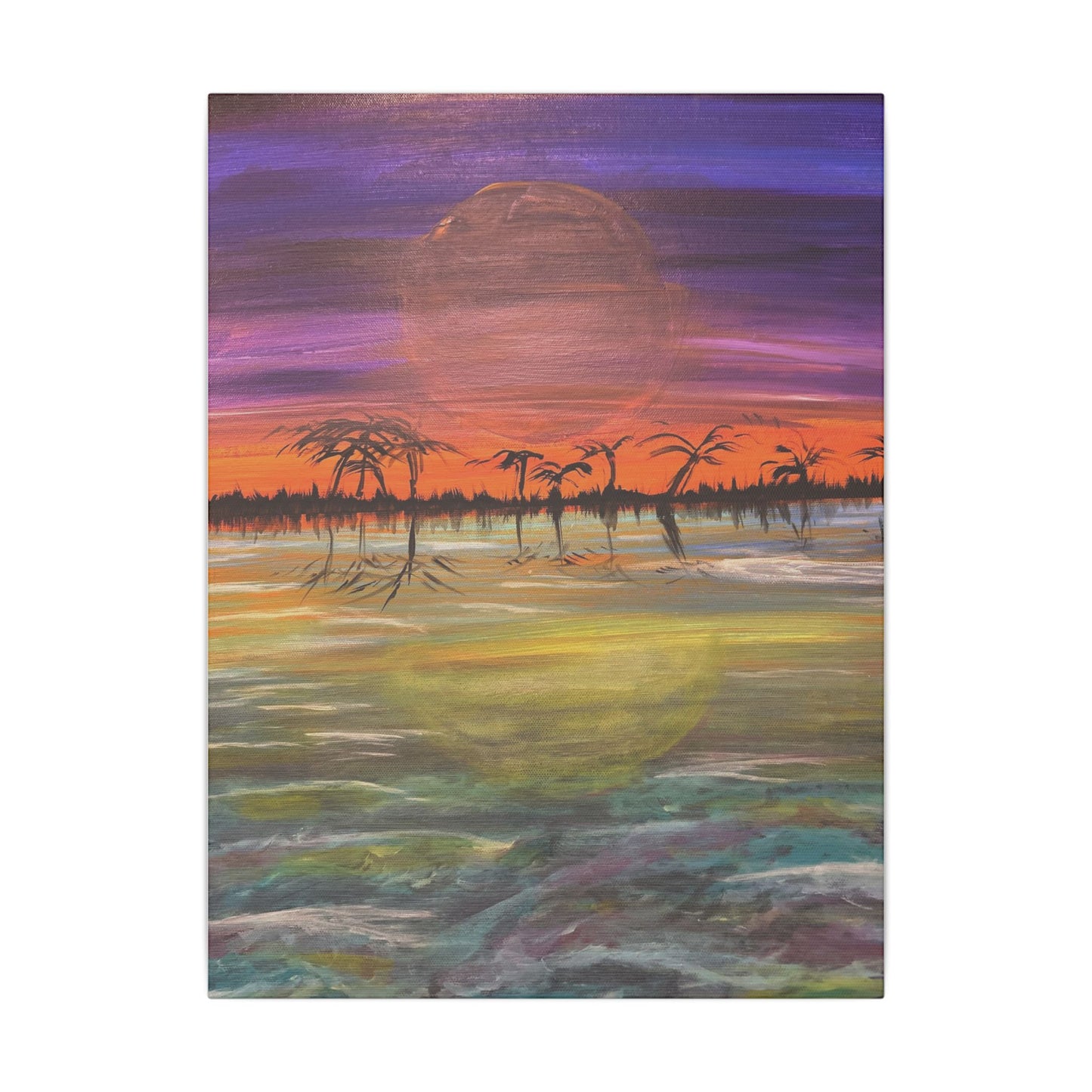 Sunset Matte Canvas, Stretched, 0.75" (Multi-Size)