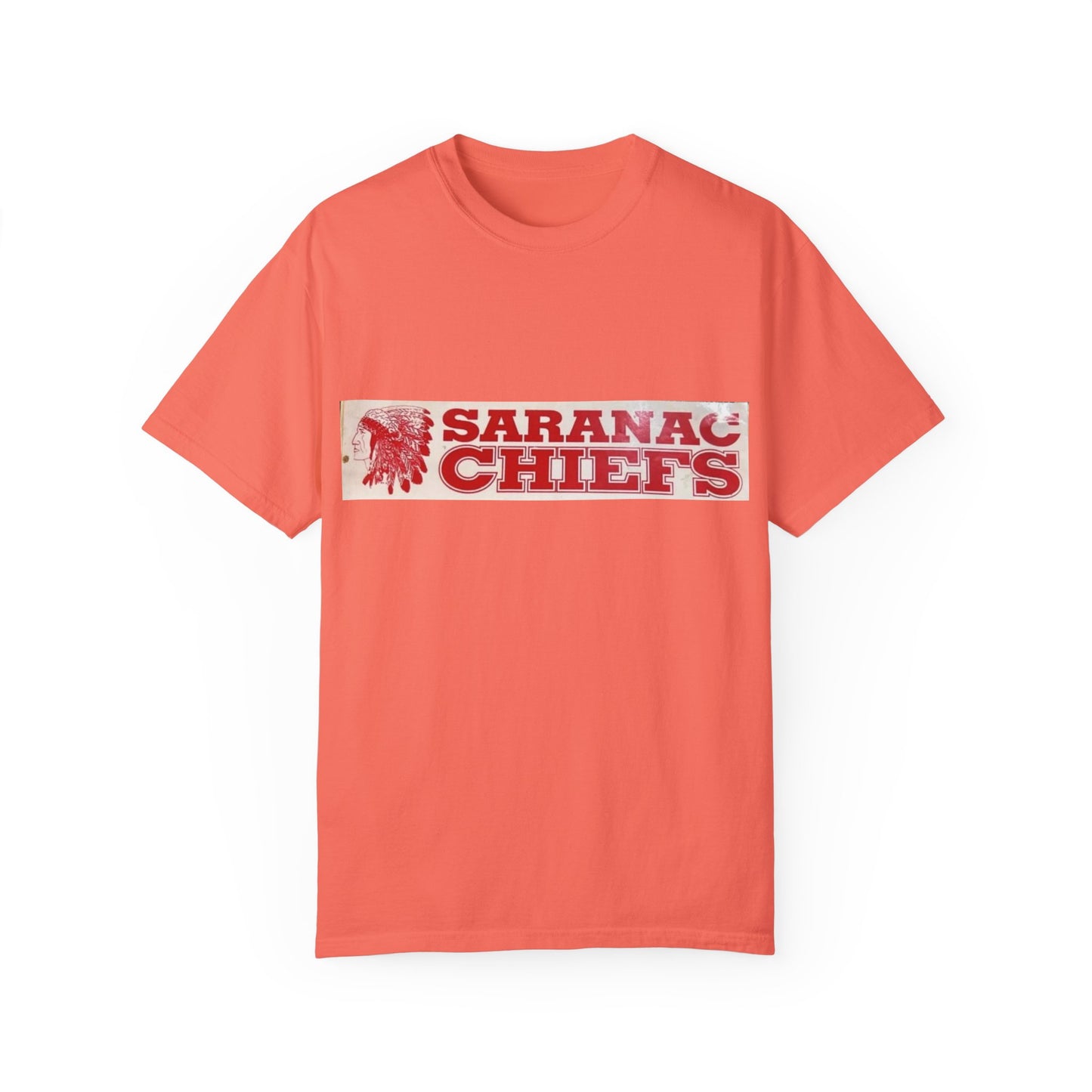 Vintage Garment-Dyed T-shirt "Forever a Saranac Chief"