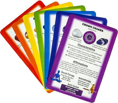 Chakra Healing Altar & Meditation Kit - 7 Chakra Sets: Engraved Symbols Stones, Healing Cards, Essential Oil Blends, Scented Candles, Selenite Crystal