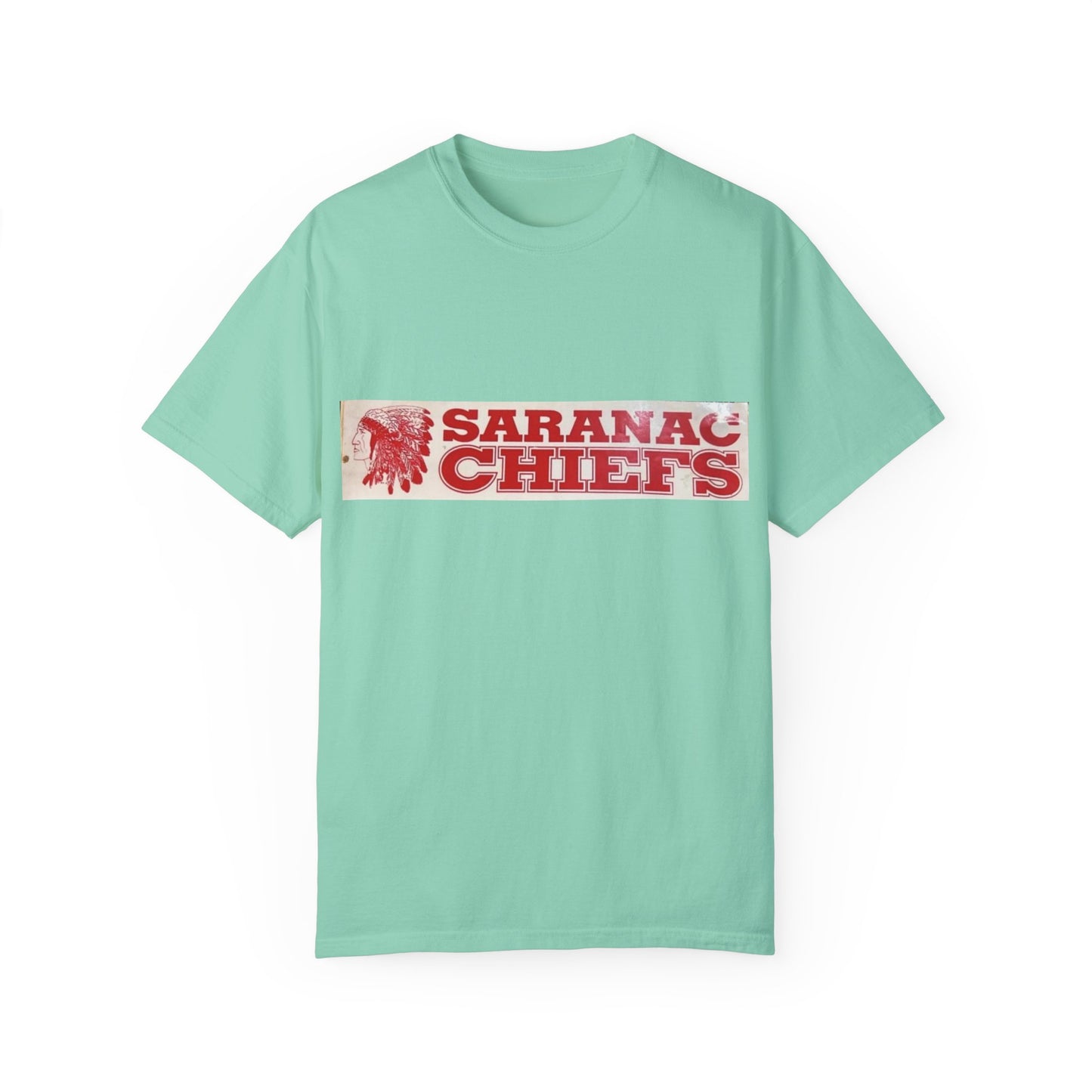 Vintage Garment-Dyed T-shirt "Forever a Saranac Chief"