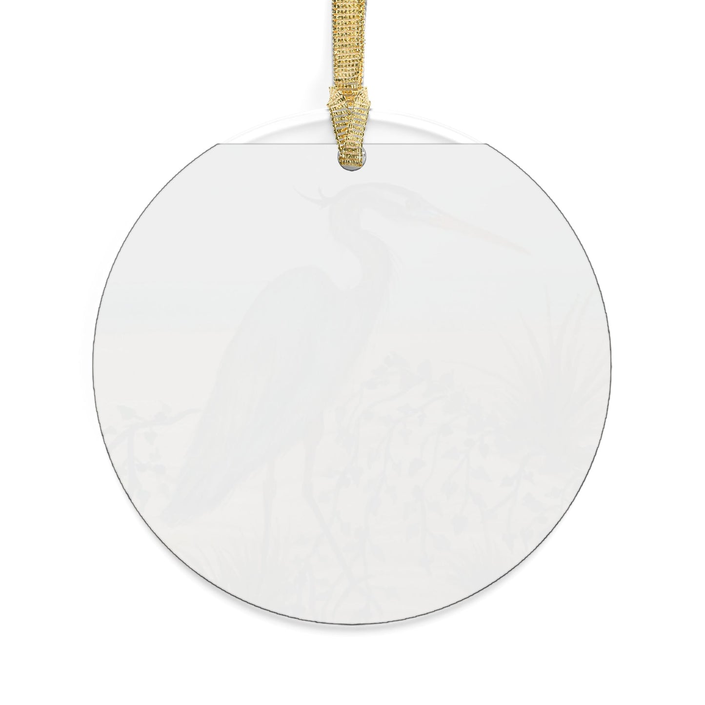 Blue Heron Juvenile Acrylic Ornaments