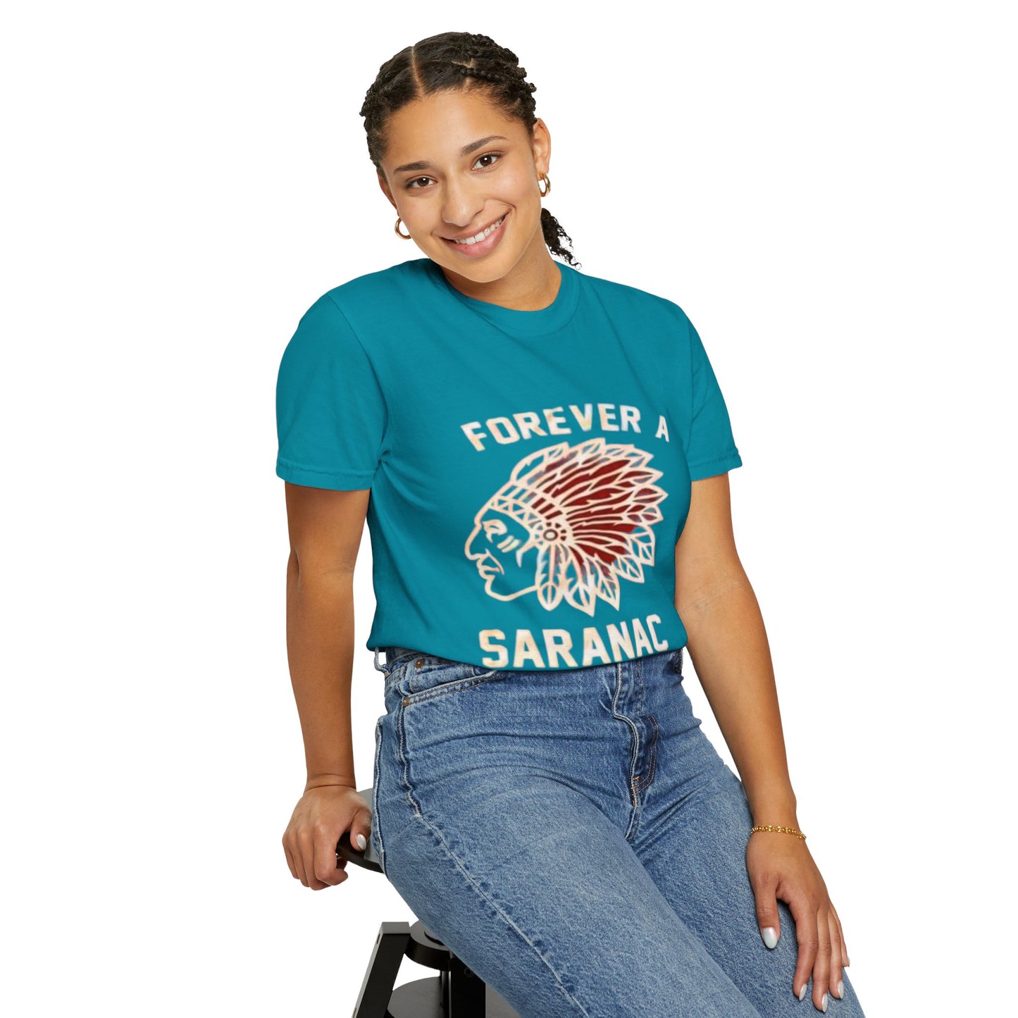 Forever a Saranac Chief Unisex Garment-Dyed T-shirt