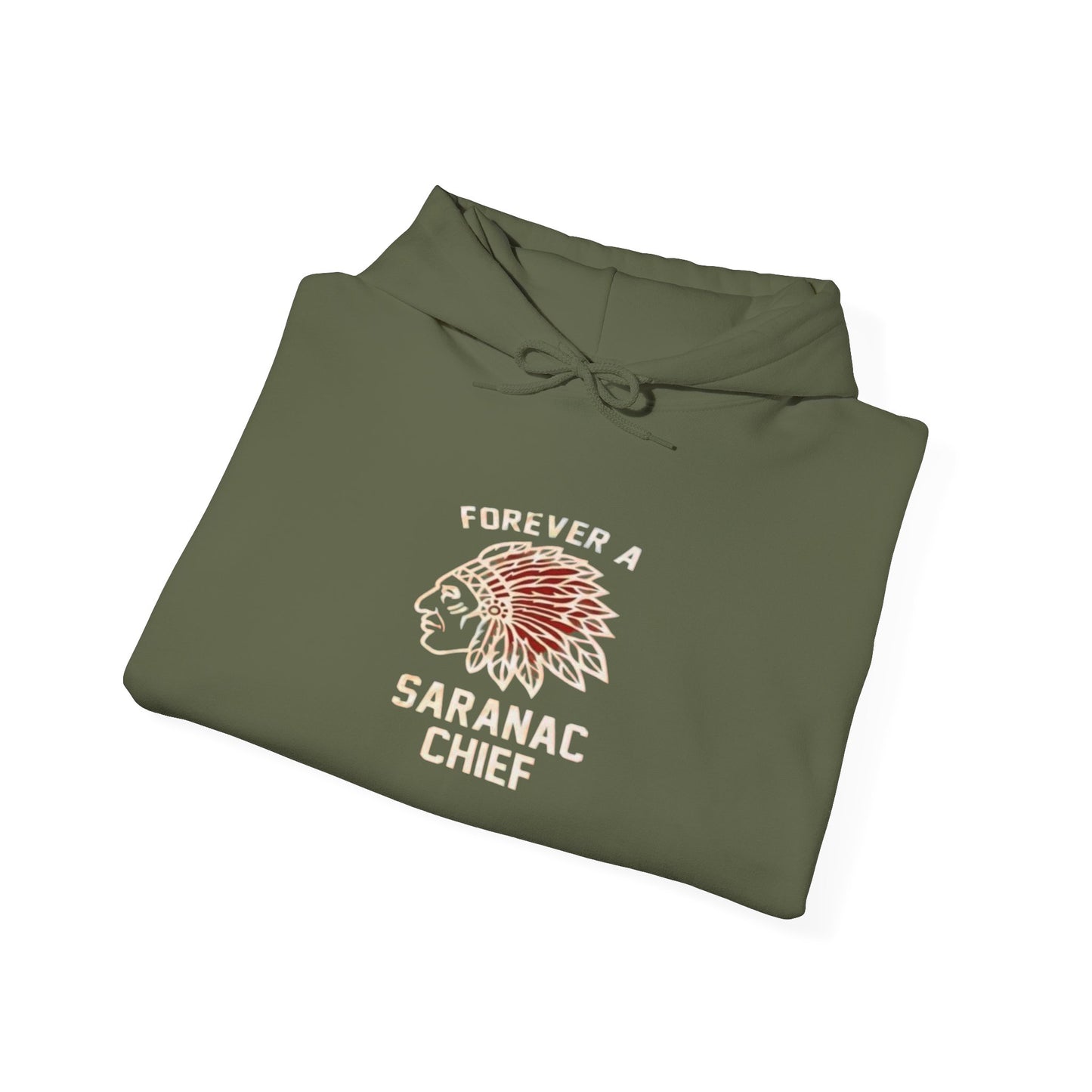 Forever a Saranac Chief Unisex Heavy Blend™ Hooded Sweatshirt