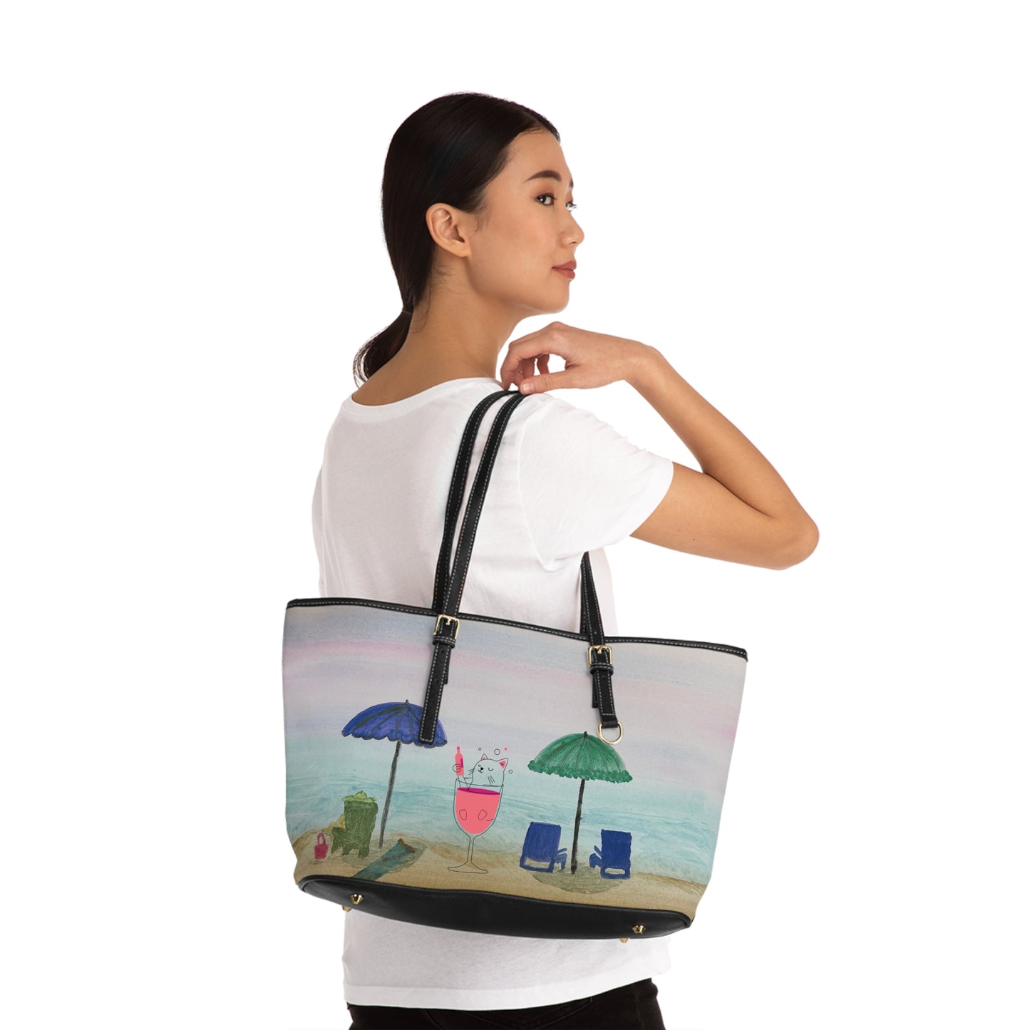 SPI Wine Bar PU Leather Shoulder Bag