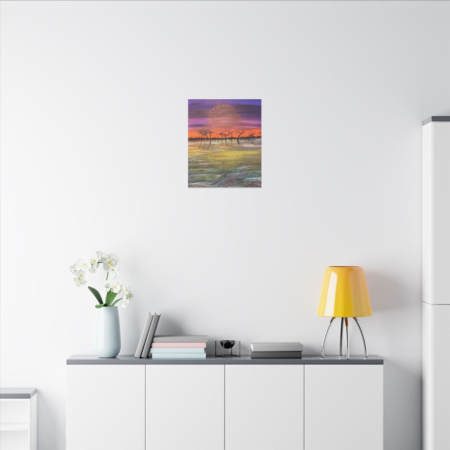 Sunset Matte Canvas, Stretched, 0.75" (Multi-Size)