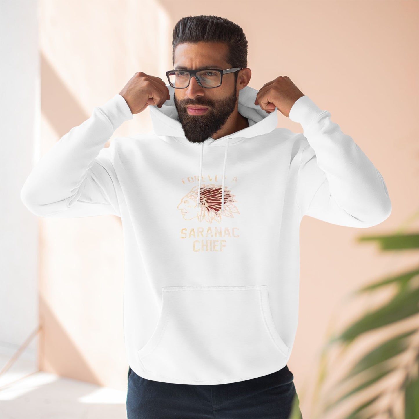 Forever a Saranac Chief Three-Panel Fleece Hoodie