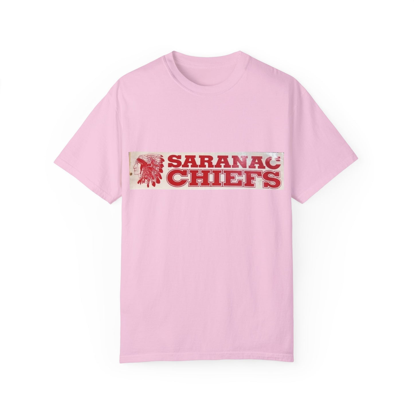 Vintage Garment-Dyed T-shirt "Forever a Saranac Chief"