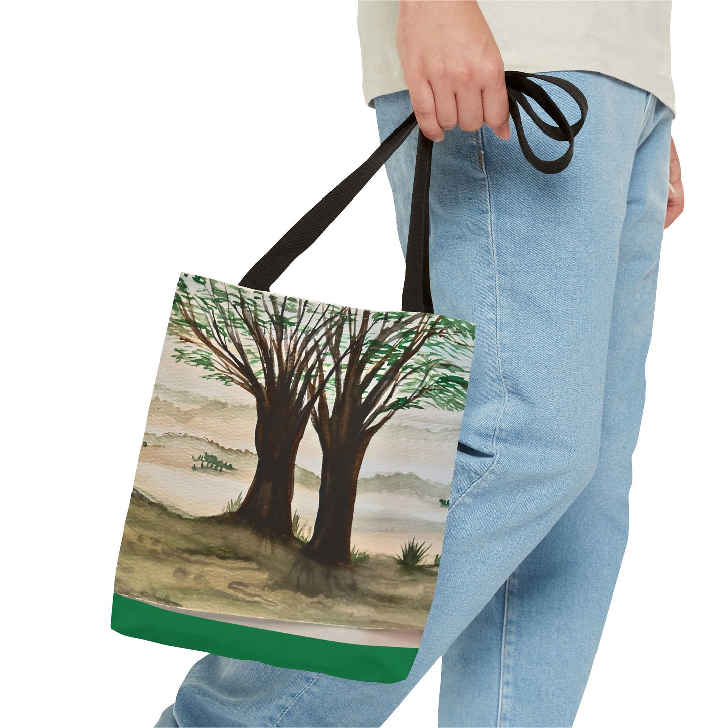 Tote Bag - Frio River Trees Nature Lover Canvas Tote