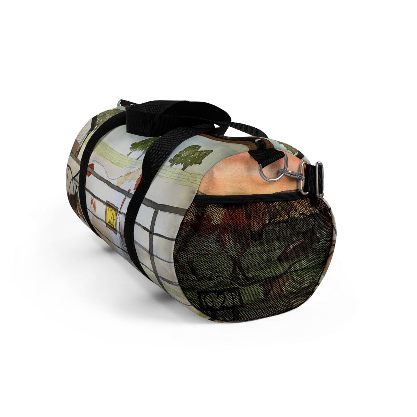 "Out 2 Pasture Ranch" Rescue Animal Ranch Duffel Bag | Perfect for Travel, Gym, Weekend Getaways, Horse Lovers, Animal Enthusiasts, Gifts