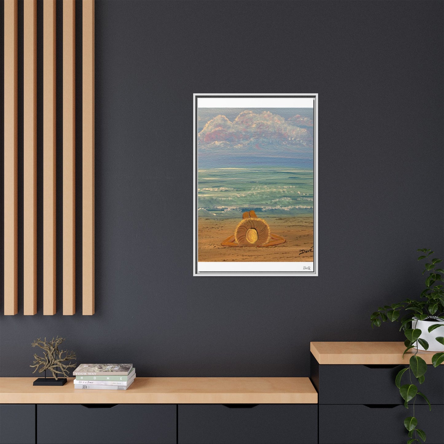 Canvas Print - 'Golden Rays' Beach Print
