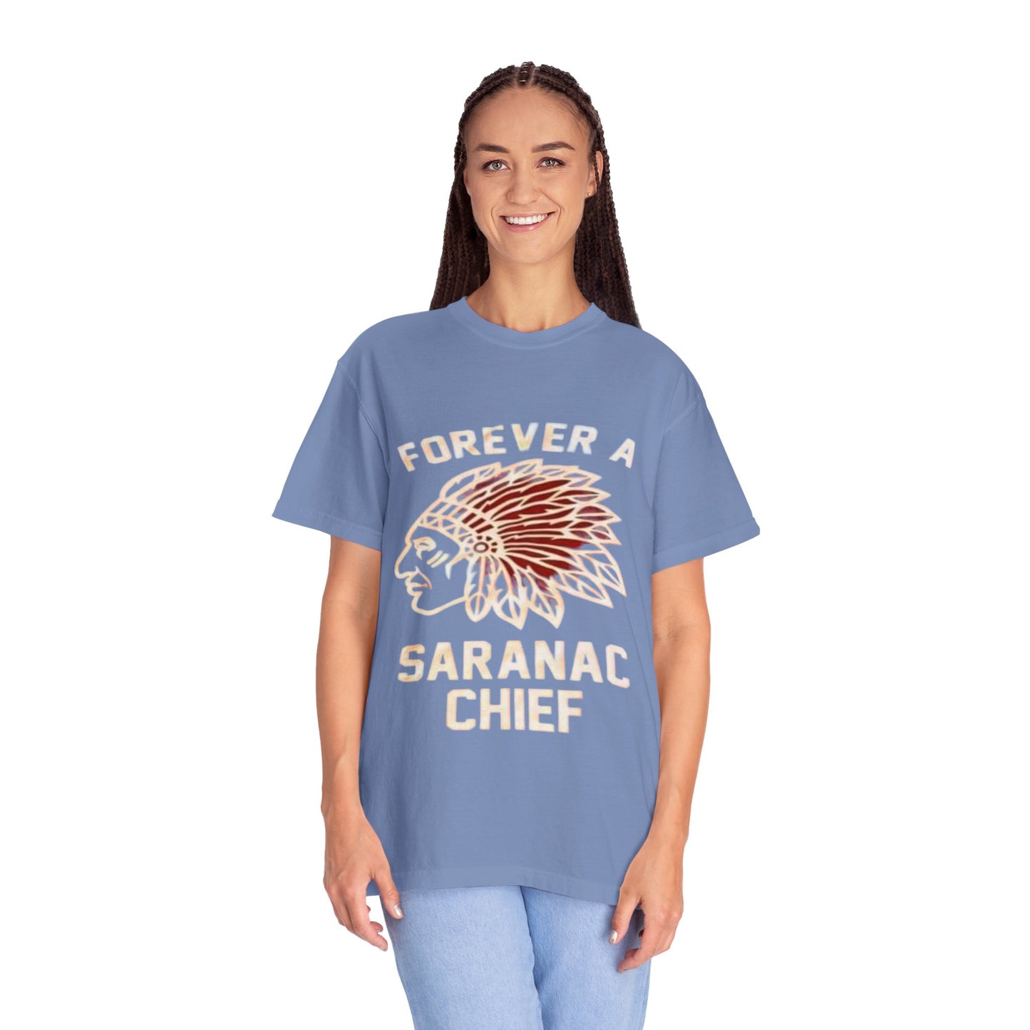 Forever a Saranac Chief Unisex Garment-Dyed T-shirt