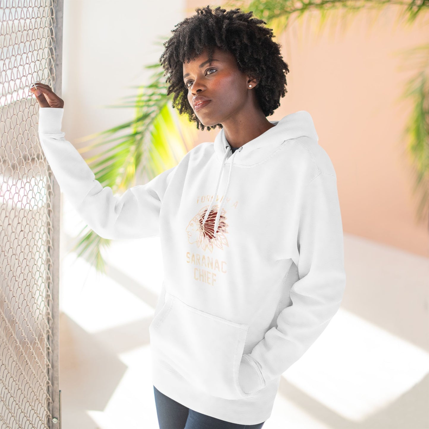 Forever a Saranac Chief Three-Panel Fleece Hoodie