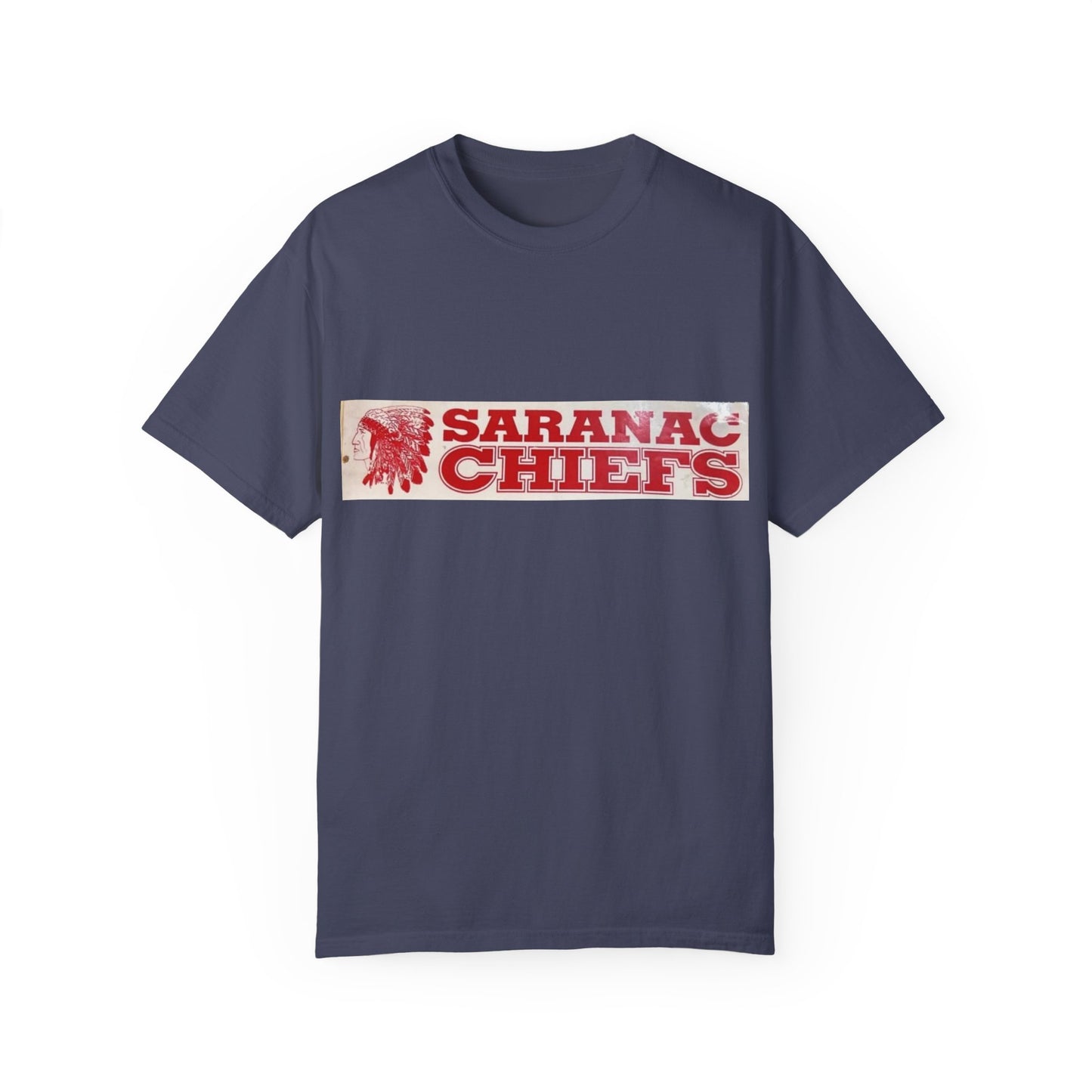 Vintage Garment-Dyed T-shirt "Forever a Saranac Chief"