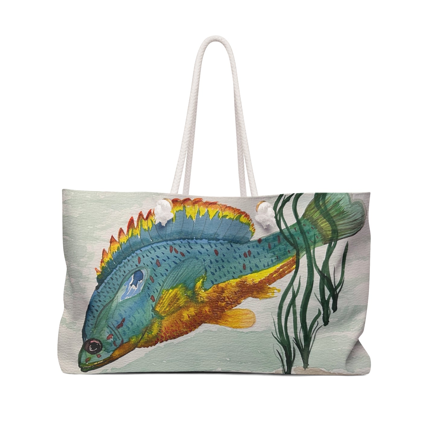 Weekender Bag - Texas Orange Spotted Sunfish Travel Tote
