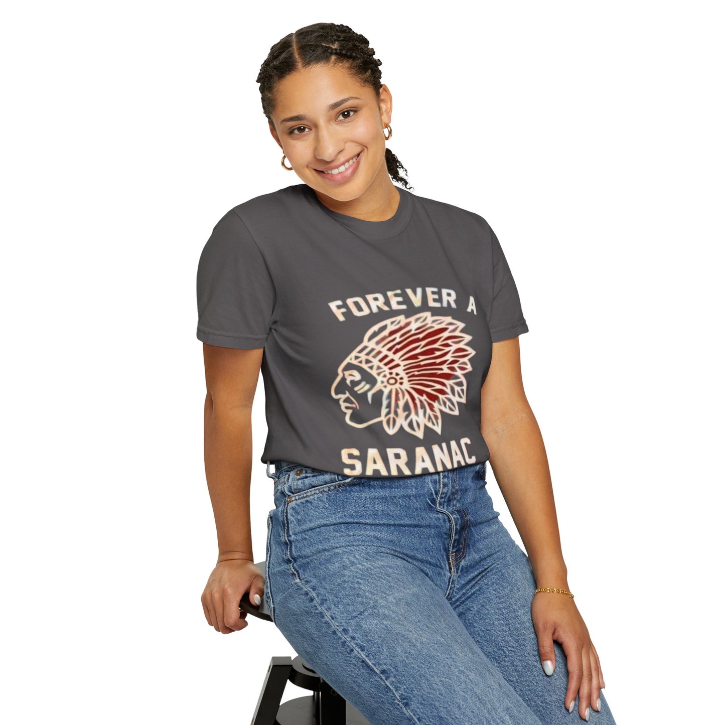 Forever a Saranac Chief Unisex Garment-Dyed T-shirt