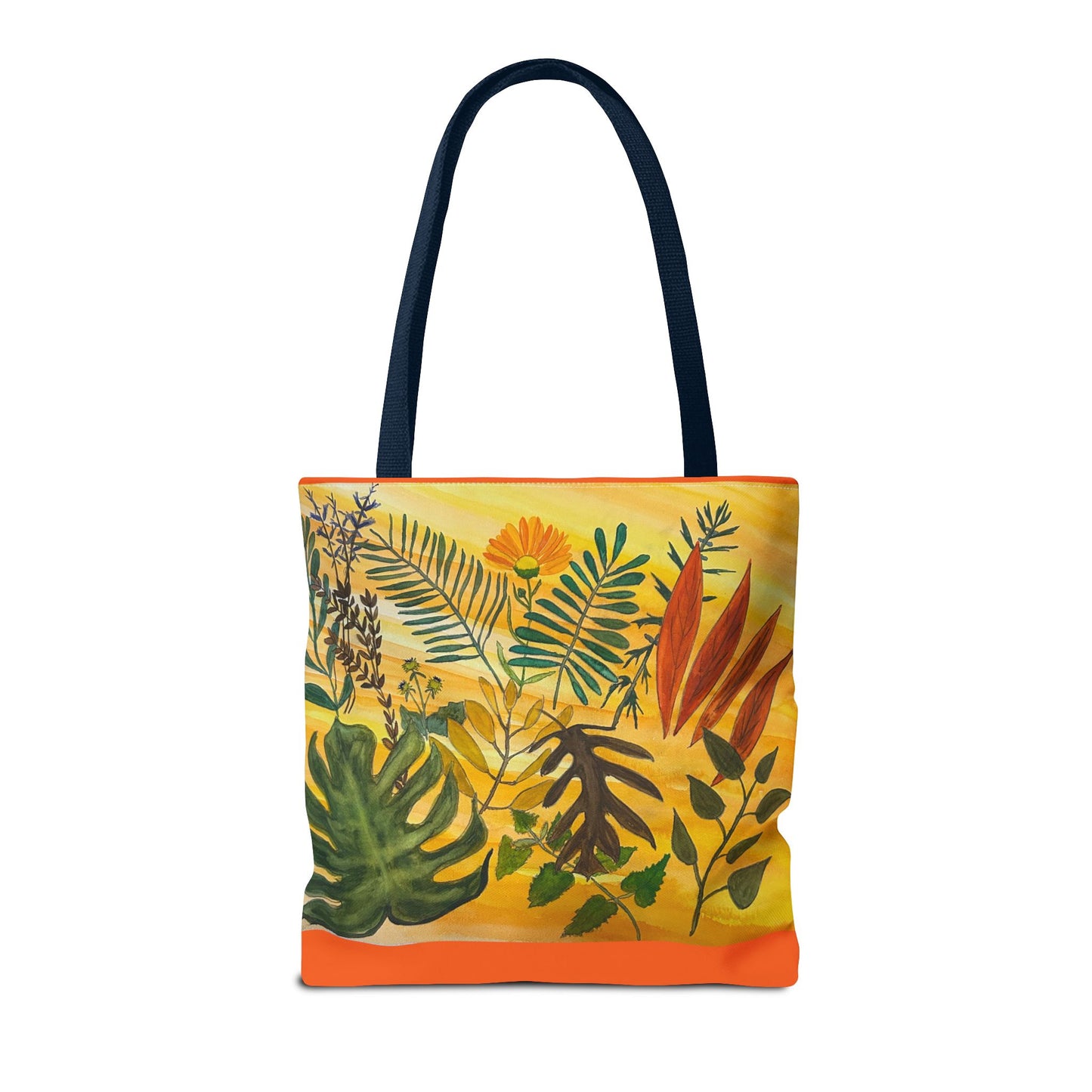 "Tropical Botanicals & Herbs" Tote Bag (AOP)