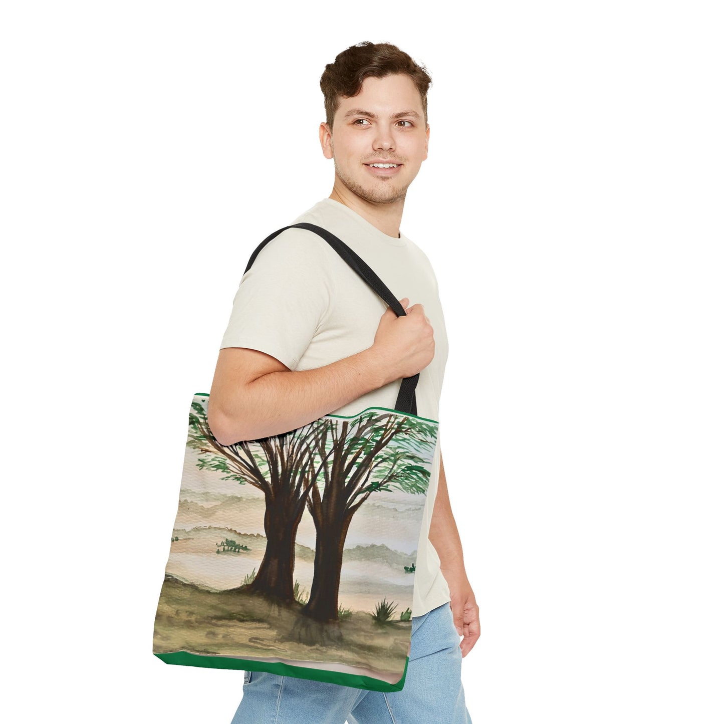 Tote Bag - Frio River Trees Nature Lover Canvas Tote