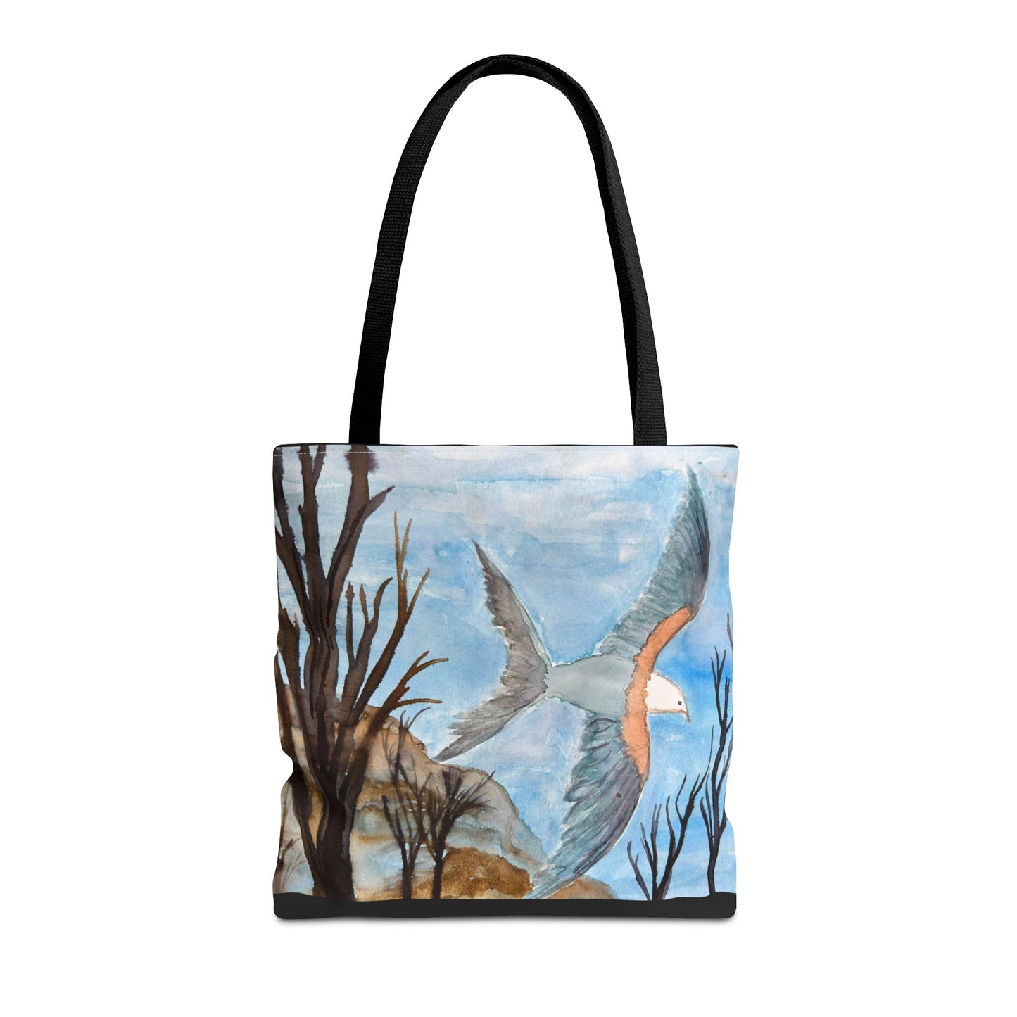 Elegant Bird Design Tote Bag, Nature Lover's Gift, Eco-Friendly Shopping Bag, Unique Art Tote, Everyday Carryall Bag